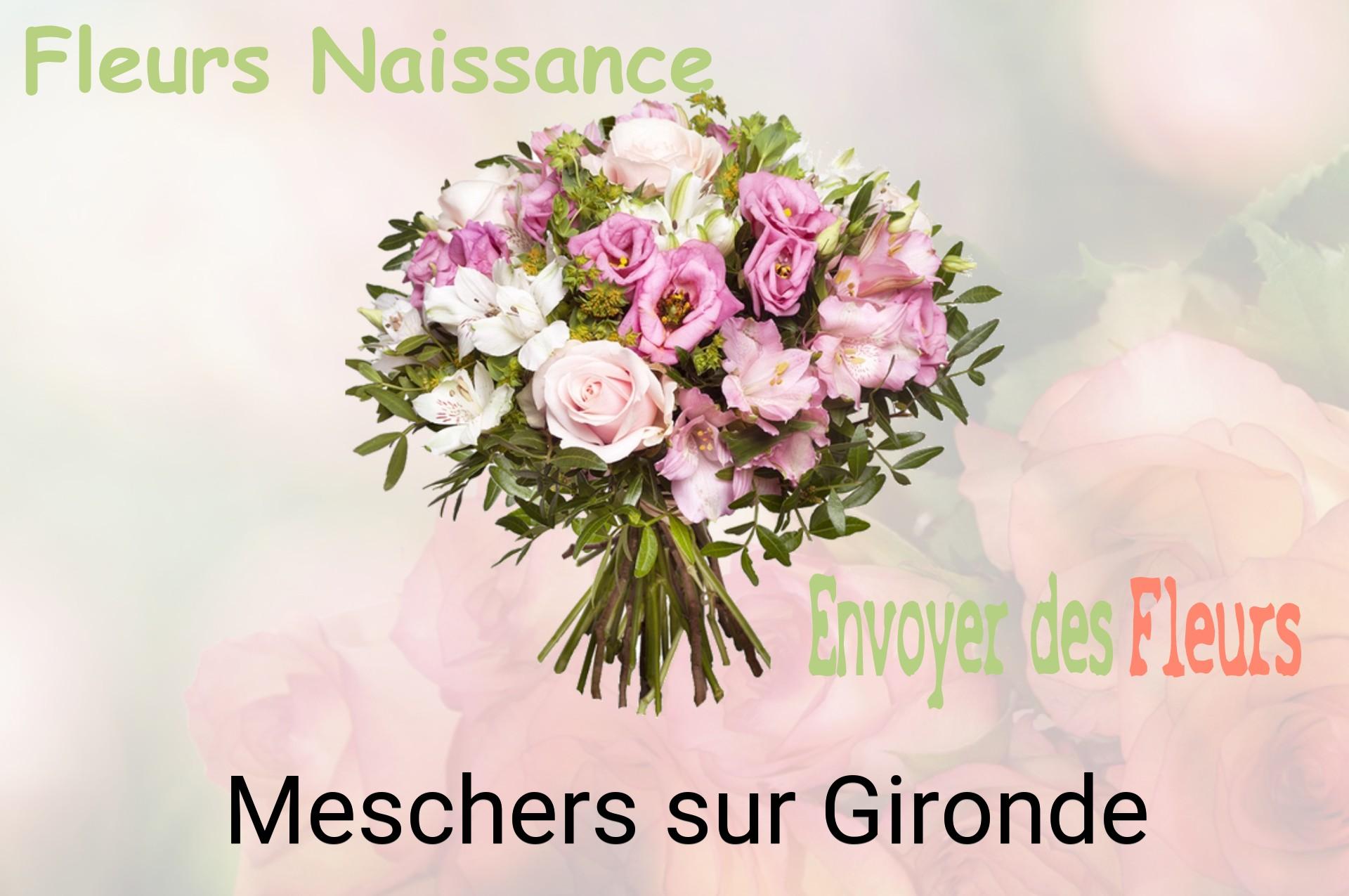 Bouquet de fleurs de naissance livré à Meschers-sur-Gironde